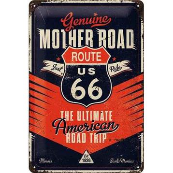 Route 66 american Road trip wandbord reclame reclamebord beschikbaar voor biedingen