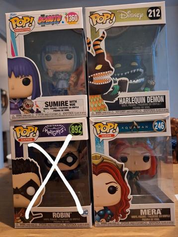 Funko Pop Verzameling - Diverse Figuren beschikbaar voor biedingen