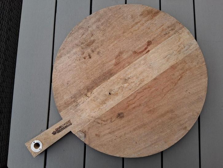 Groot MANGO houten dienblad / serveerplank / borrelplank, Huis en Inrichting, Woonaccessoires | Dienbladen, Zo goed als nieuw