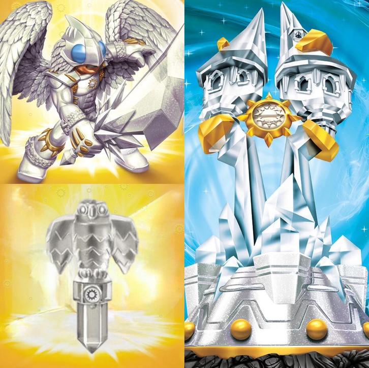 Skylanders Trap Team Sunscraper Spire Knight Light Light Owl, Spelcomputers en Games, Games | Overige, Zo goed als nieuw, Avontuur en Actie