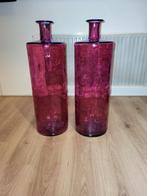 2 Grote Fuchsia Vazen - 80cm, Huis en Inrichting, Woonaccessoires | Vazen, Ophalen
