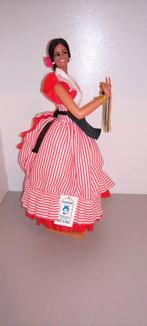 Vintage Spaanse klederdracht pop, Ophalen of Verzenden, Nieuw, Pop
