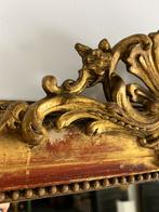 Kuifspiegel Frans antiek groot, Antiek en Kunst, Antiek | Spiegels, Ophalen of Verzenden