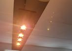 Hanglamp (design) met 4 ledlampen, Ophalen, Glas, 75 cm of meer, Design, modern