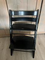 Zwarte stokke stoel, Ophalen, Zo goed als nieuw, Meegroeistoel