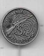 ROTTERDAM SIES WAPENHANDEL GEWEREN SPELD, Verzamelen, Speldjes, Pins en Buttons, Ophalen of Verzenden, Gebruikt, Stad of Land