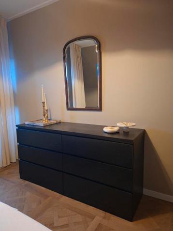 Ikea Malm ladekast zwartbruin - 6 lades - afbeelding 2