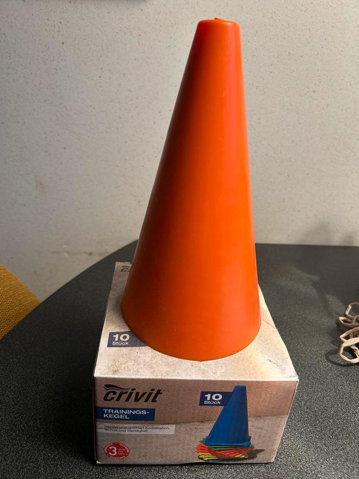 Crivit Trainingskegel - 10 stuks -, Sport en Fitness, Fitnessmaterialen, Nieuw, Overige typen, Ophalen