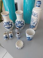 Verschillende delfts blauwe vazen/ spulletjes/ kruik, Antiek en Kunst, Antiek | Vazen, Ophalen of Verzenden
