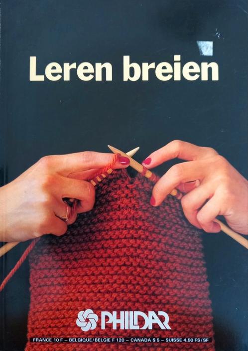 Leren breien-Phildar, vintage jaren 70, Hobby en Vrije tijd, Breien en Haken, Zo goed als nieuw, Breien, Patroon of Boek, Ophalen of Verzenden