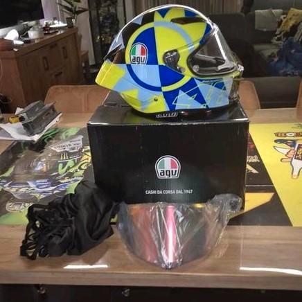 Agv pista replica Valentino Rossi  M Ece en Dot goedgekeurd., Motoren, Kleding | Motorhelmen, Dames, Heren, Kinderen, Integraalhelm