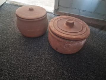 2 stuks casserolepan met deksel (toprak guvec beschikbaar voor biedingen