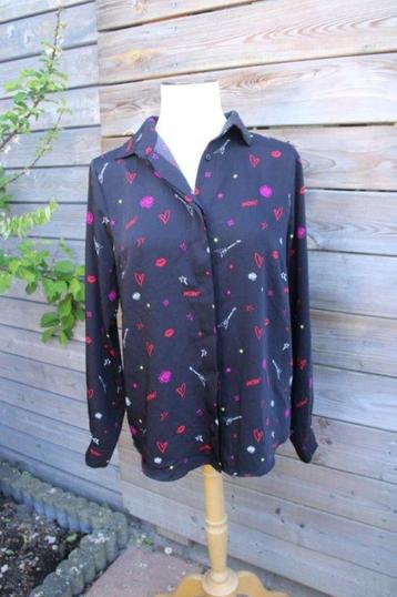 Blouse zwart/ kleur Nikkie mt 38 Vaste prijs OPRUIMING beschikbaar voor biedingen