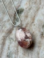 Bloemagaat ketting, Sieraden, Tassen en Uiterlijk, Ophalen of Verzenden, Zo goed als nieuw