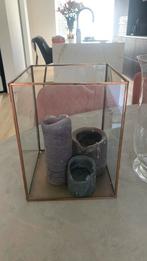 Windlicht / vazen, Huis en Inrichting, Woonaccessoires | Vazen, Ophalen, Overige kleuren, Minder dan 50 cm, Glas