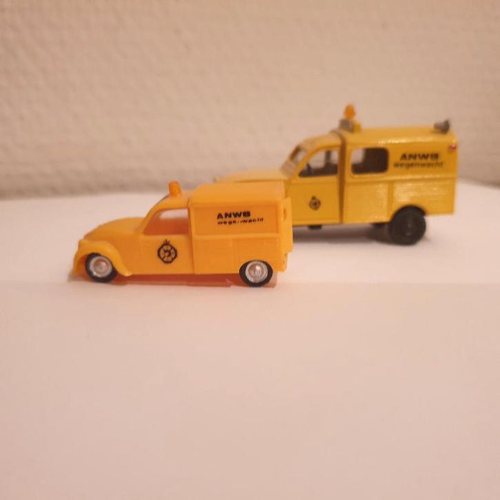 Citroen 2cv miniature - ANWB, Verzamelen, Automerken, Motoren en Formule 1, Gebruikt, Auto's, Ophalen of Verzenden