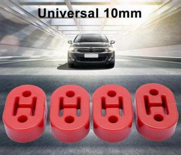 4X Universele Rode Auto Uitlaat Rubber Mount Beugel Hangers beschikbaar voor biedingen