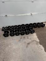 Dumbellrek met dumbells 2 t/m 48 kg , fitness , gym, gewicht, Ophalen, Gebruikt, Onbekend, Onbekend