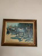 Klaas Zwaan - Paardenmarkt in Spakenburg, Ophalen of Verzenden
