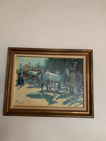 Klaas Zwaan - Paardenmarkt in Spakenburg beschikbaar voor biedingen