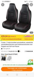 2 mooie pu stoelhoezen, Auto diversen, Nieuw, Ophalen of Verzenden