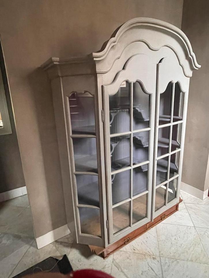 Flamant Vitrinekast Bovenstuk - Landelijke Stijl, Huis en Inrichting, Kasten | Dressoirs, Gebruikt, 100 tot 150 cm, 25 tot 50 cm