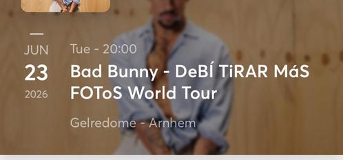Bad Bunny Concert in Arnhem, Tickets en Kaartjes, Concerten | Pop, Eén persoon, Juni