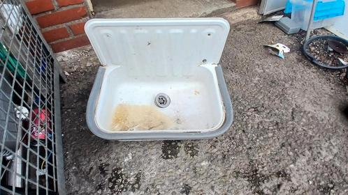 Emaille werkplaats wasbak,garage,schuur,mancave, Doe-het-zelf en Verbouw, Sanitair, Zo goed als nieuw, Ophalen
