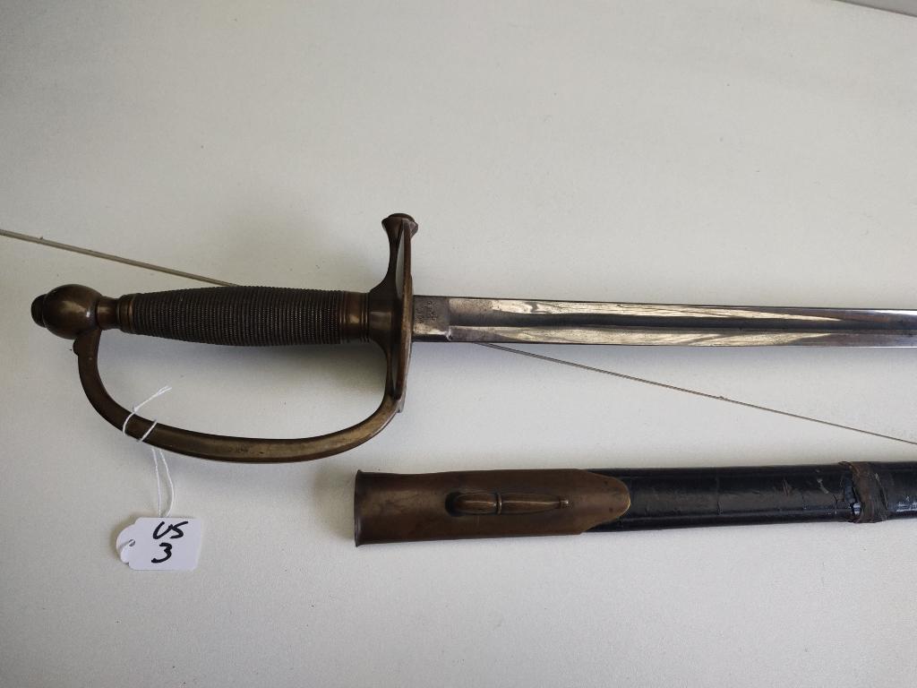 US sabel # 3 USA Civil war  M1840 NCO (onderofficier)sword  , Verzamelen, Militaria | Algemeen, Verzenden, Landmacht, Amerika
