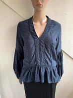 Ulla Johnson blouse top  blauw donkerblauw maat 36, Kleding | Dames, Ophalen of Verzenden, Zo goed als nieuw, Maat 38/40 (M)