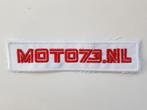 Moto 73 patch badge opnaai embleem, Verzenden, Nieuw, Motoren
