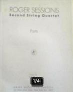 Second string quartet Roger Sessions cello, viool1,2 Viola, Muziek en Instrumenten, Bladmuziek, Nieuw, Viool of Altviool, Les of Cursus