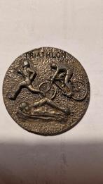 Medaillon triathlon van metaal, Ophalen of Verzenden, Overige materialen