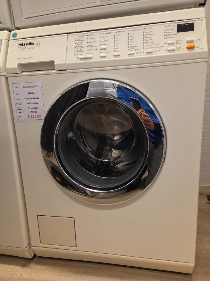 wasmachine Miele - 6kg, Witgoed en Apparatuur, Wasmachines, Refurbished, Voorlader, 6 tot 8 kg, 85 tot 90 cm, 1200 tot 1600 toeren