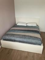 2 persoonsbed met 4 lades 160x200, Huis en Inrichting, Wit, Tweepersoons, Ophalen of Verzenden, Zo goed als nieuw