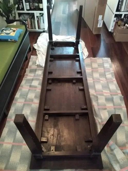 Eettafel 240x70; frame en poten, Huis en Inrichting, Tafels | Eettafels, Zo goed als nieuw, 50 tot 100 cm, 200 cm of meer, Vijf personen of meer