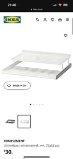 Uittrekbaar schoenenrek IKEA - 75 x 58, Gebruikt, Ophalen