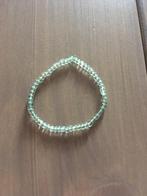 lichtgroen armbandje kraaltjes groen mint armbanden, Verzenden, Nieuw, Groen, Elastiek