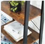 Boekenkast wandkast industrieel NIEUW in doos hout / metaal, Huis en Inrichting, Kasten | Boekenkasten, 50 tot 100 cm, Nieuw, 25 tot 50 cm