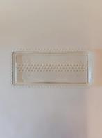 VINTAGE GLAZEN CAKESCHAAL | RUDOLF SCHROTTER, Antiek en Kunst, Antiek | Glas en Kristal, Ophalen of Verzenden