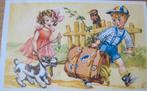 hond trekt de kleren uit de koffer van jongetje - nieuw, Verzenden, 1960 tot 1980, Ongelopen, Kinderen