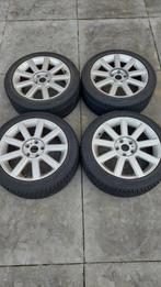 Audi RS4 look velgen 17 inch met winterbanden, Auto-onderdelen, Banden en Velgen, Ophalen, Gebruikt, Velg(en), 17 inch