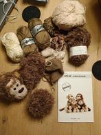 Haakpakket Aapje Aap - Compleet met patroon en wol, Ophalen of Verzenden, Nieuw, Haken, Wol of Garen