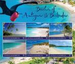 Antiqua and Barbuda Vogels Dieren Dolfijnen Stranden 2, Dier of Natuur, Verzenden, Postfris