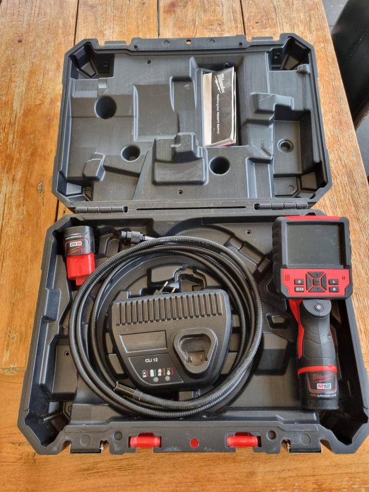 Milwaukee M12 ICAV3 Inspectie Camera - Zo Goed Als Nieuw, Doe-het-zelf en Verbouw, Meetapparatuur, Zo goed als nieuw, Overige meters