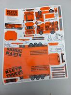 Kleyn trucks kartonnen vouw vrachtwagen uit 1996, Hobby en Vrije tijd, Modelbouw | Overige, Ophalen of Verzenden, Zo goed als nieuw