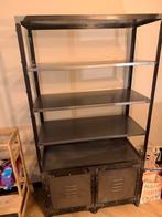 Mooie kast en tv meubel in industriële stijl, Huis en Inrichting, Kasten | Boekenkasten, Met plank(en), Gebruikt, 100 tot 150 cm