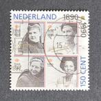 nvph 1455 gestempeld 100jr Oranjevrouwen 1990, Postzegels en Munten, Verzenden, Na 1940, Gestempeld