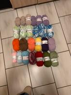 25 bollen en een beetje, Hobby en Vrije tijd, Breien en Haken, Ophalen of Verzenden, Zo goed als nieuw, Breien of Haken, Wol of Garen