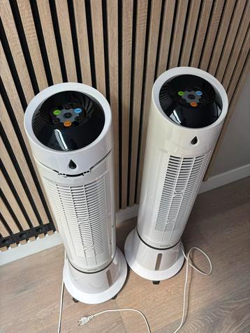 2 Ventilatoren - aircoolers sencys Timer beschikbaar voor biedingen